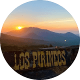 Los Pirineos coffee logo
